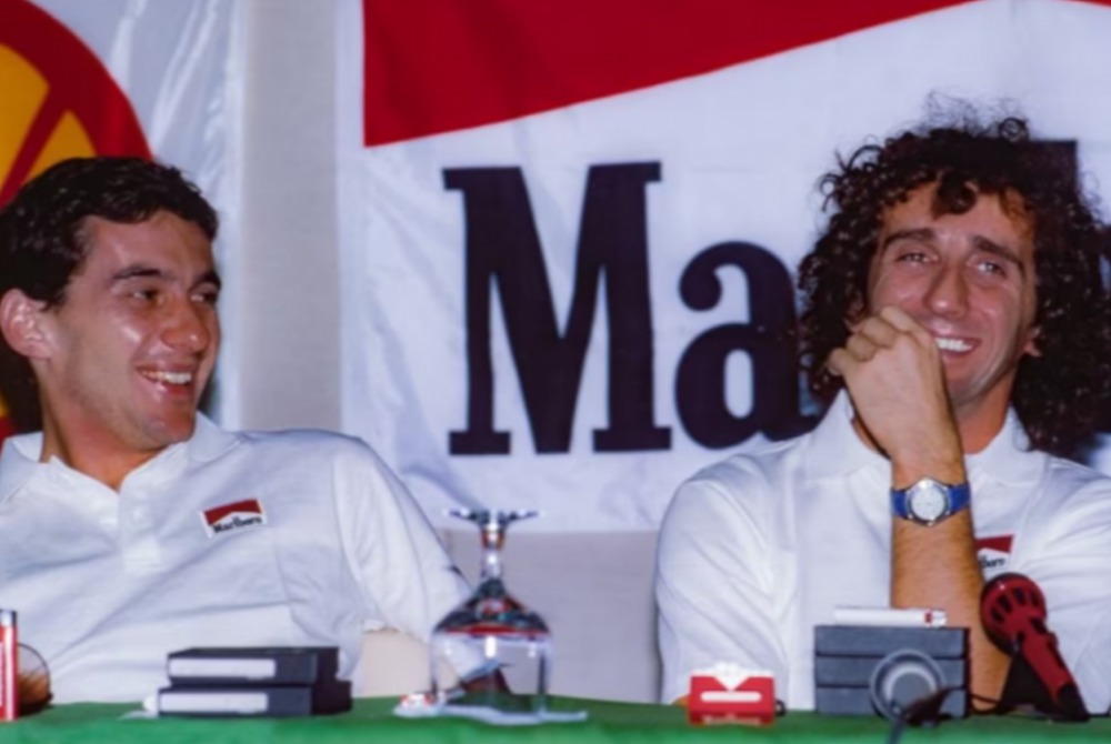 Senna vs. Prost: os momentos mais tensos da rivalidade na F1.