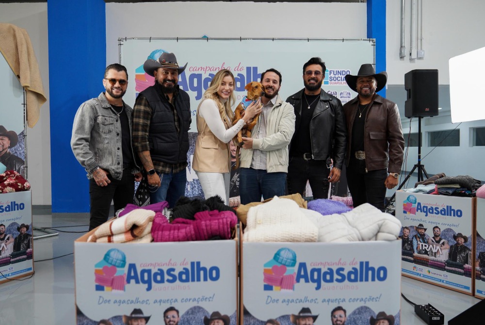 Campanha do Agasalho segue recebendo doa��es em mais de 100 pontos de arrecada��o em Guarulhos.