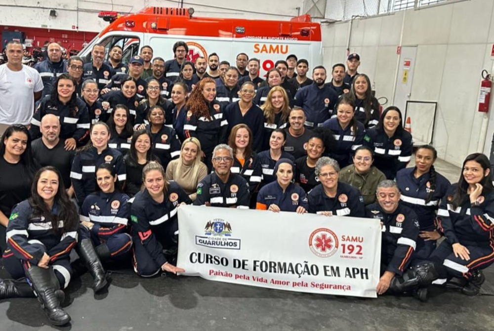 SAMU encerra 37� edi��o de curso de forma��o em atendimento pr�-hospitalar.