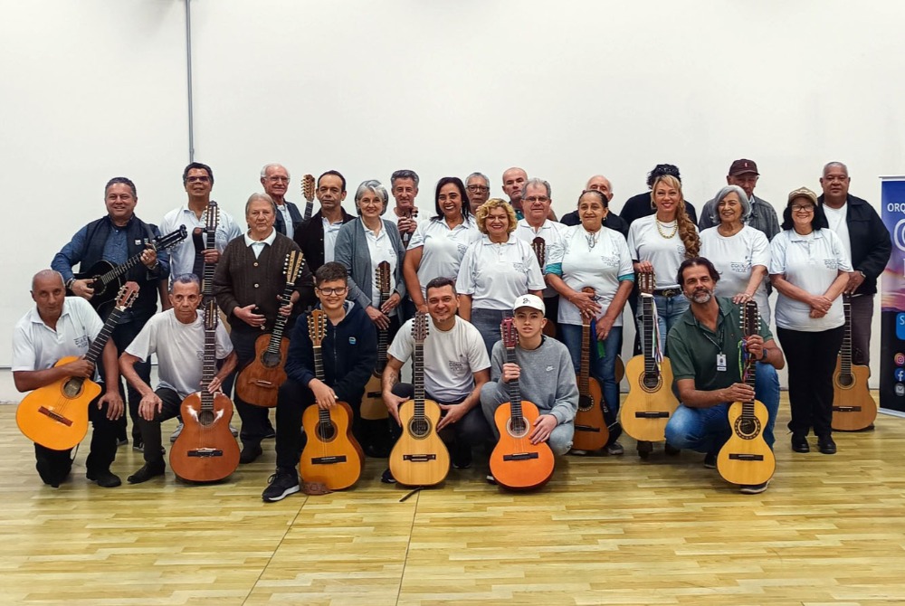 Orquestra de Violeiros Cora��o da Viola celebra 47 anos com apresenta��o especial no Arquivo Hist�rico de Guarulhos.