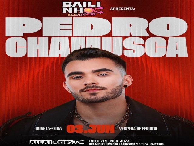 PEDRO CHAMUSCA RETORNA AO ALEAT�RIOS AP�S CASA CHEIA E GRANDE REPERCUSS�O NAS REDES SOCIAIS