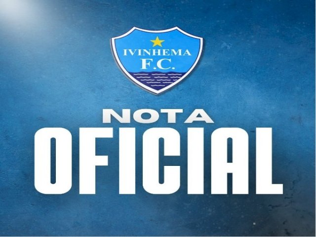 IVINHEMA: Equipe de futebol está tendo o nome envolvido ilegalmente em golpe de negociação de jogadores