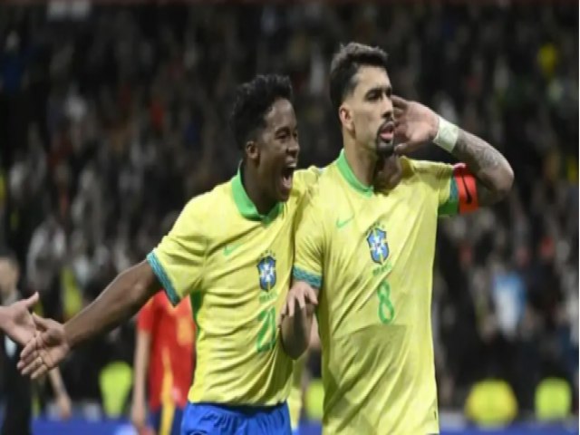 Brasil marca no ltimo minuto e empata em amistoso contra a Espanha