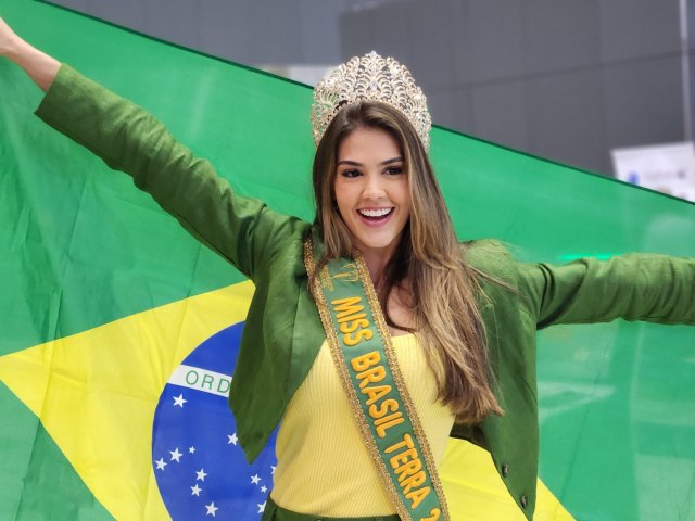 Miss Brasil Terra 2023 Morgana Carlos embarca para o Vietnã neste domingo (26) em busca do título mundial Earth 