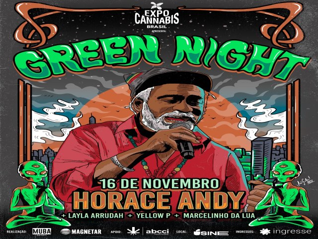 ExpoCannabis Brasil apresenta: Green Night com Dawn Penn e Horace Andy