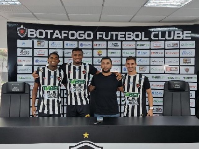 Botafogo-PB anuncia trio de reforos para a sequncia da temporada