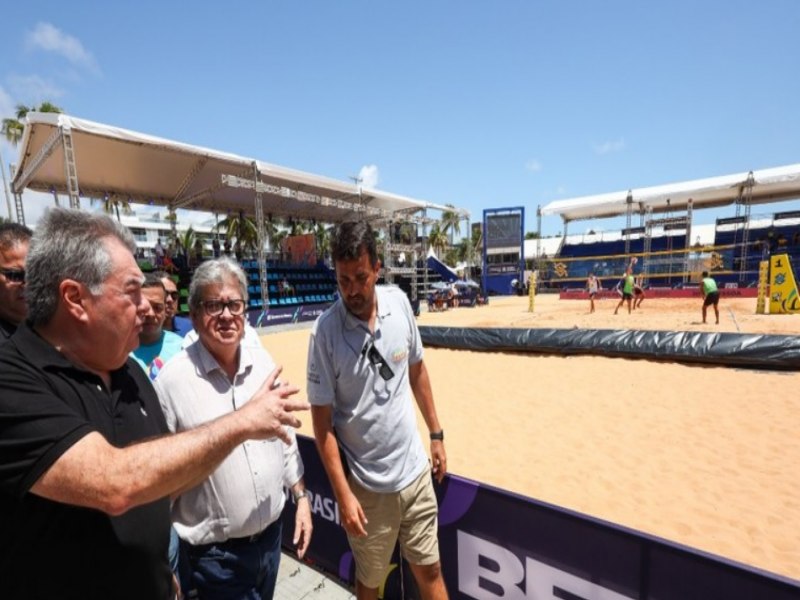 Joo Azevdo abre o Paraba Beach Games e destaca importncia do evento no esporte, turismo e na economia paraibana