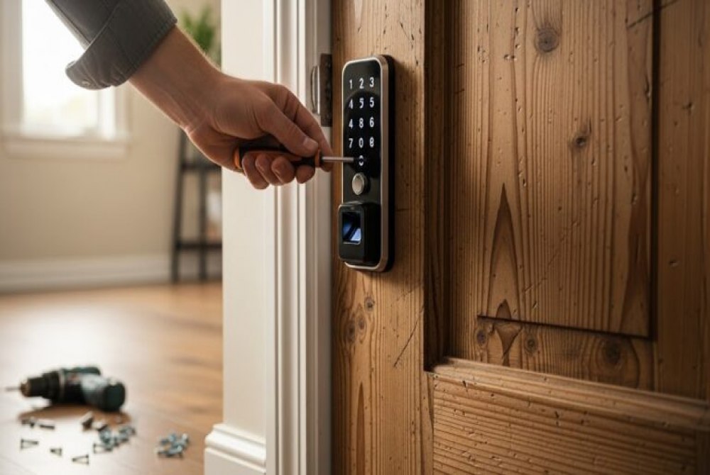SEGURAN�A  -  Como instalar fechadura digital: guia passo a passo completo para sua casa