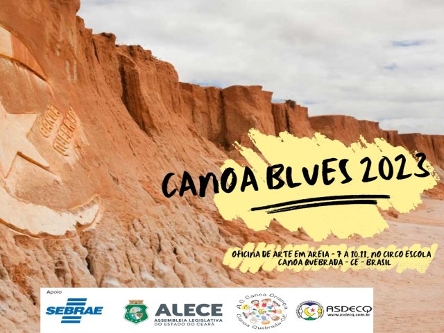 Canoa Blues abre programao de 2023 com atividades de arte-educao para crianas e adolescentes de Canoa Quebrada