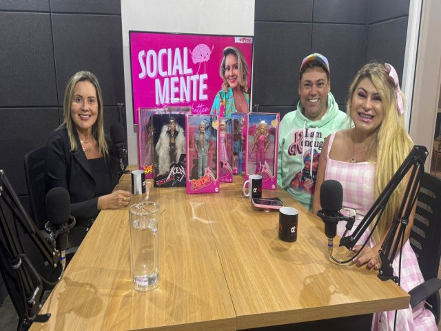 Soraia Htten entrevista Barbie e Ken no podcast Socialmente