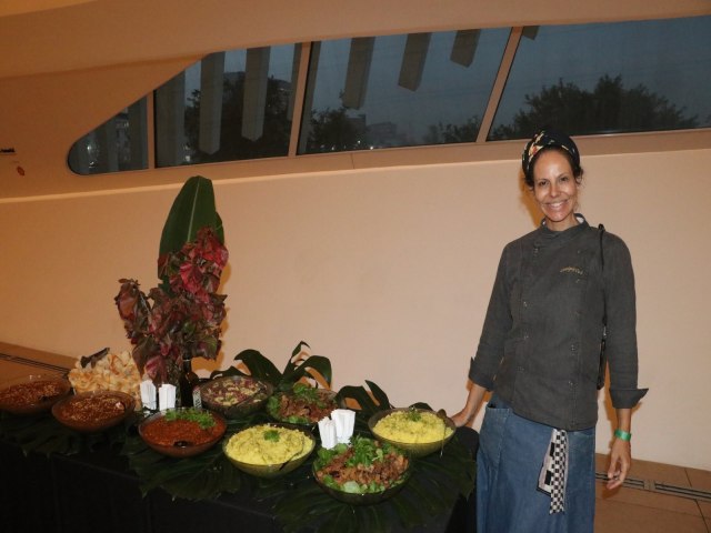 Chef Carolyna Vaz participou de evento de Bioeconomia no Museu do Amanh
