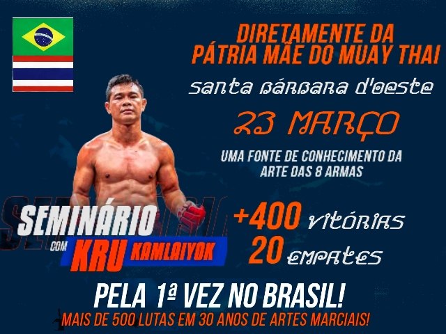 Diretamente da ptria me do Muay Thai 