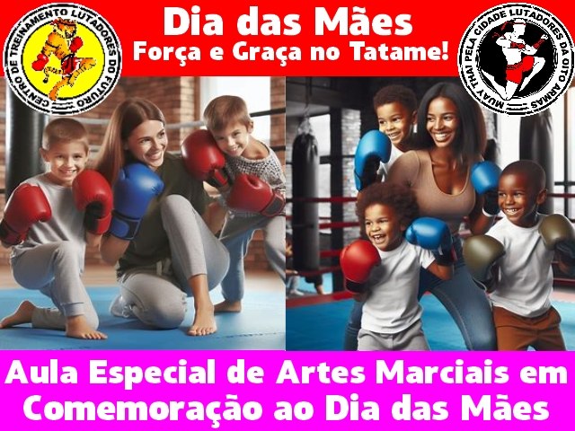 Convite Especial: Aula de Artes Marciais em Comemorao ao Dia das Mes 