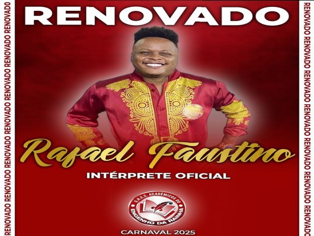 Engenho da Rainha renova com o intrprete Rafael Faustino 