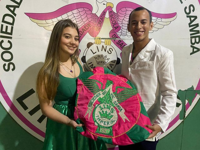 Lins Imperial apresenta segundo casal de mestre-sala e porta-bandeira para o Carnaval 2025