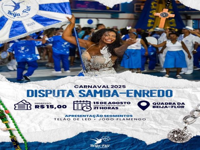 Beija Flor comea sua disputa de samba para o Carnaval 2025