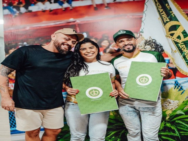 Os trabalhos no param! Casal da Imperatriz Leopoldinense conhece figurino que ser usado no Carnaval 2025