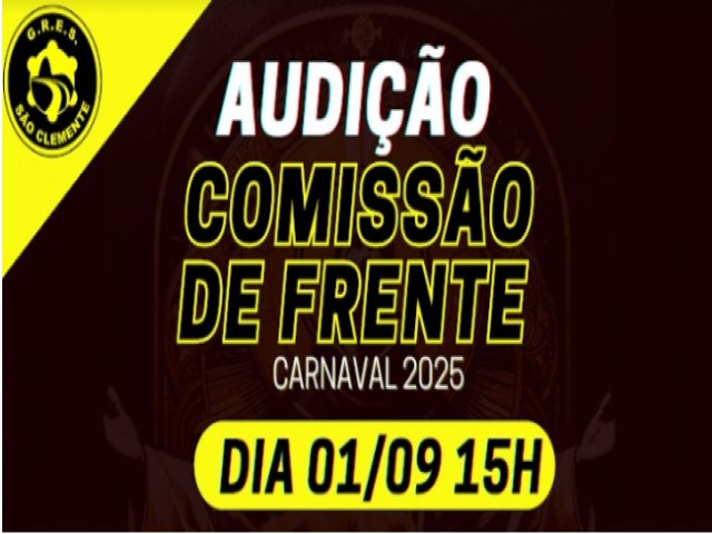 Audio para comisso de frente da So Clemente j tem data marcada