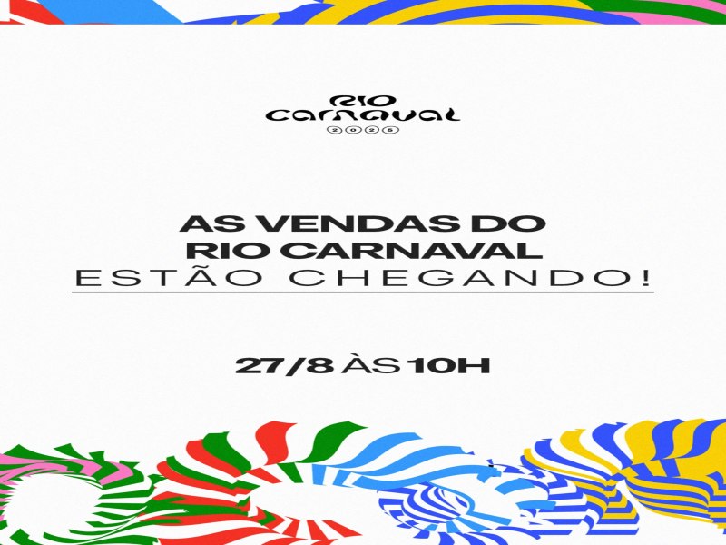 Rio Carnaval 2025, ingressos amanh 