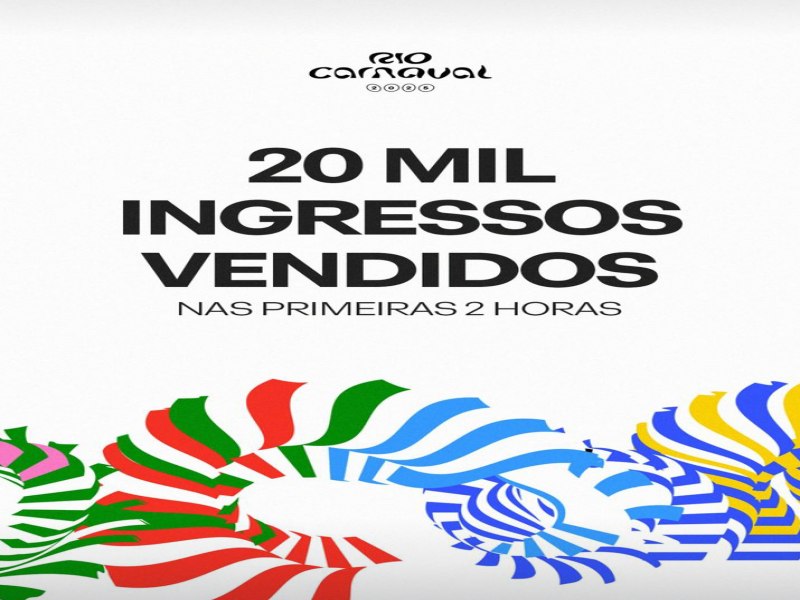 Sucesso! Mais de 20 mil ingressos j foram vendidos para os desfiles do Grupo Especial do Rio para o Carnaval 2025