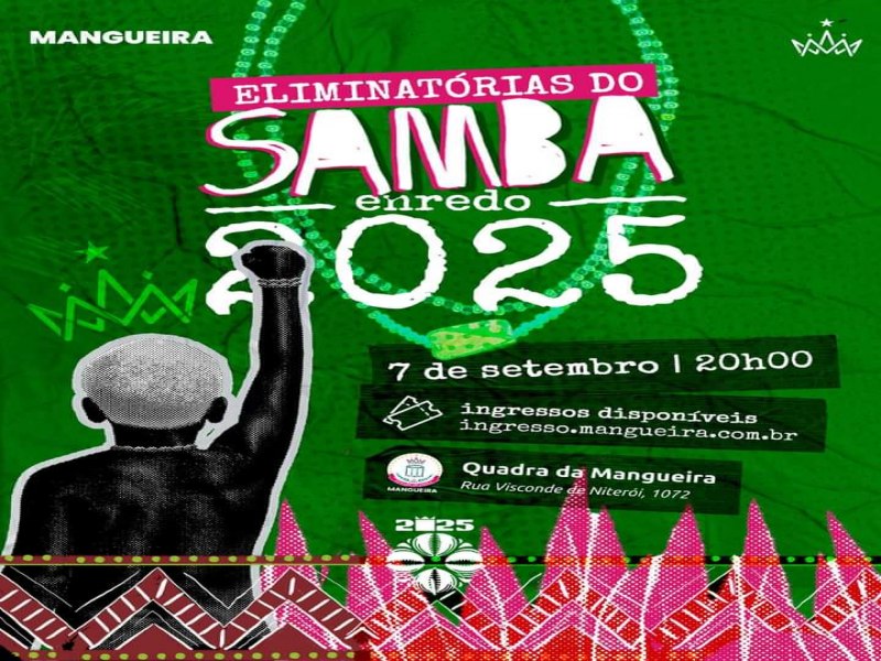 Mangueira inicia escolha do samba-enredo para o Carnaval 2025