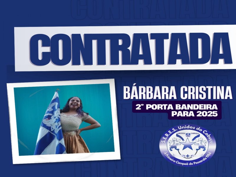 Cabuu inicia cortes de samba e apresenta nova 2 porta-bandeira neste domingo