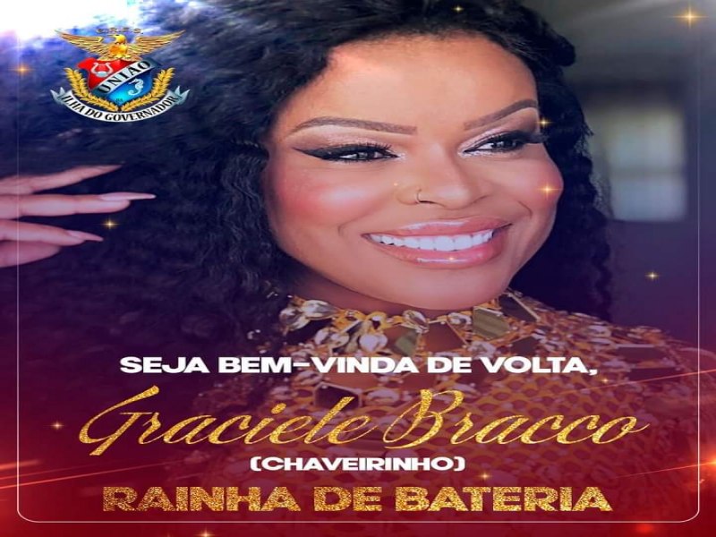 Graciele Bracco, a Chaveirinho  a nova rainha de bateria da Unio da Ilha do Governador 