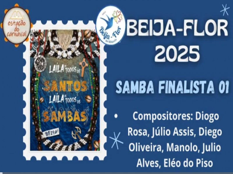 Samba finalista 01 da Beija Flor 