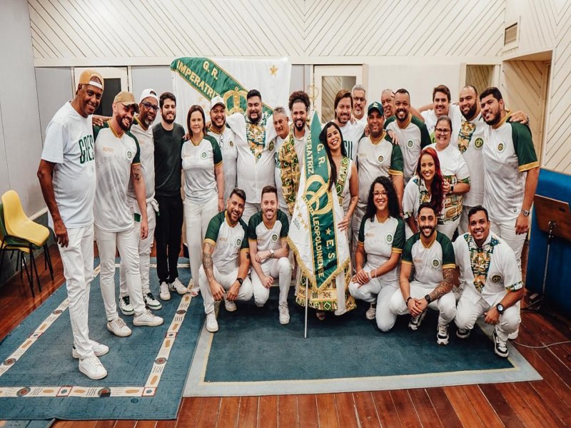 Imperatriz Leopoldinense realiza gravao oficial de samba-enredo para o Carnaval 2025