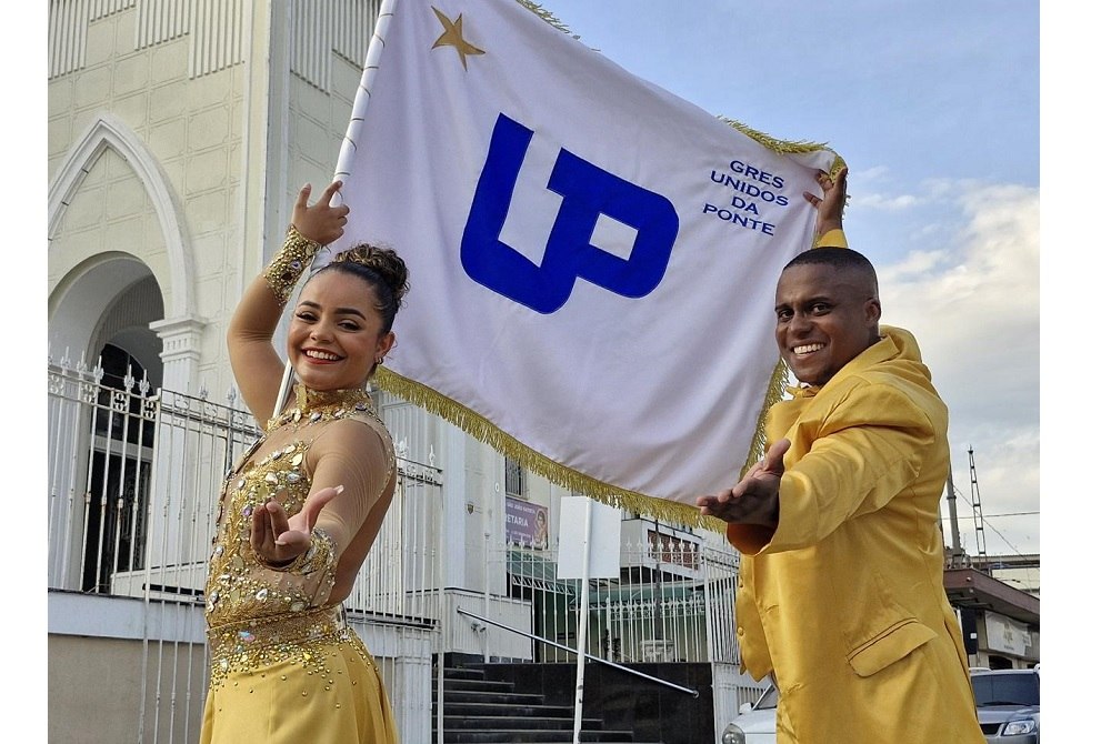 Unidos da Ponte anuncia Emerson Faustino e Joana Falc�o como segundo casal para 2027