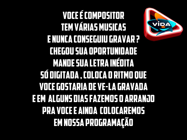 Oportunidade para novos compositores