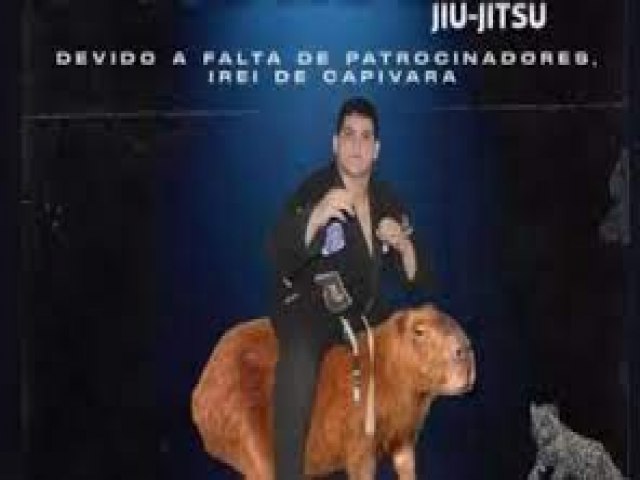 Lutador de MS que 'ia competir at de capivara' se consagra campeo mundial de Jiu-Jitsu aps rifa