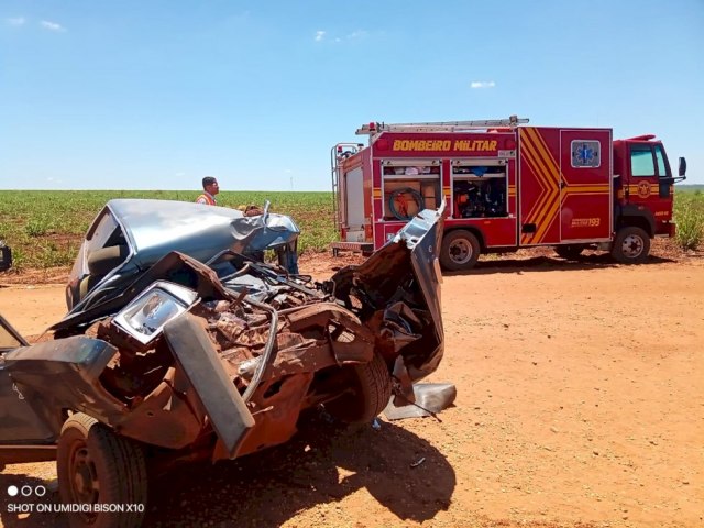 IVINHEMA: Homem morre aps acidente entre carro e carreta da usina