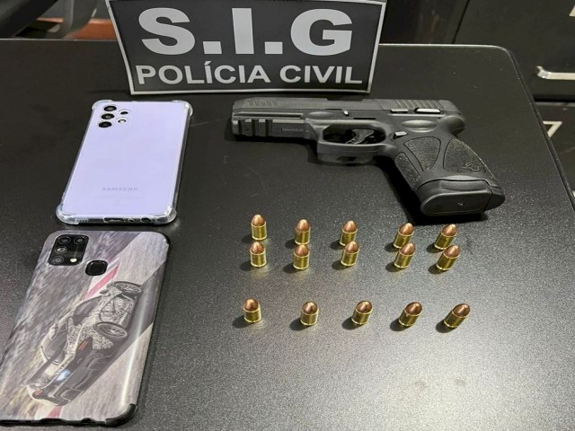 IVINHEMA: Suspeito de Vazar Nudes como vingana tem aparelho celular e arma de fogo apreendidos durante busca domiciliar