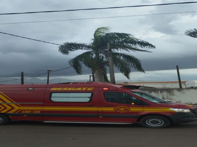 Corpo de Bombeiros presta socorro h criana picada por abelhas