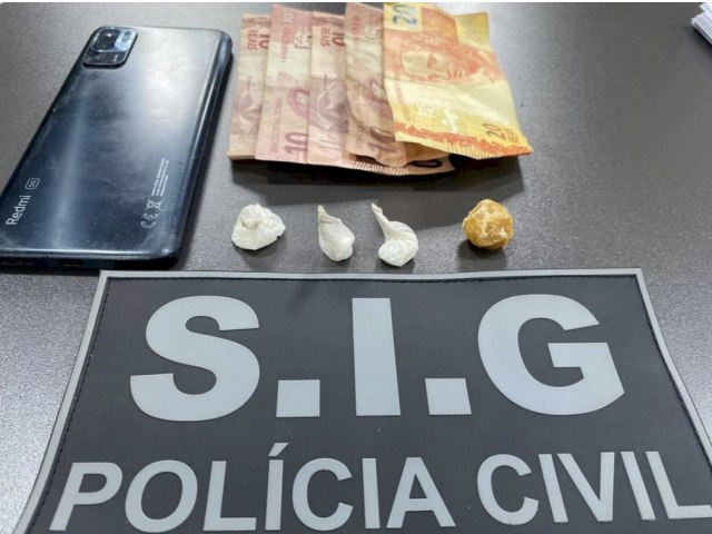 IVINHEMA: SIG prende em flagrante suspeito de trfico de drogas na regio da Cracolndia'