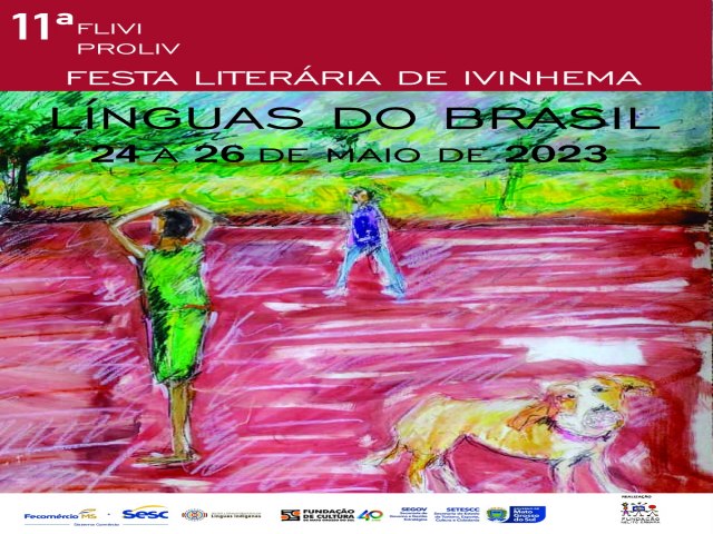 Lnguas do Brasil  o tema da 11. Festa Literria de Ivinhema, que acontece entre 24 e 26 de maio