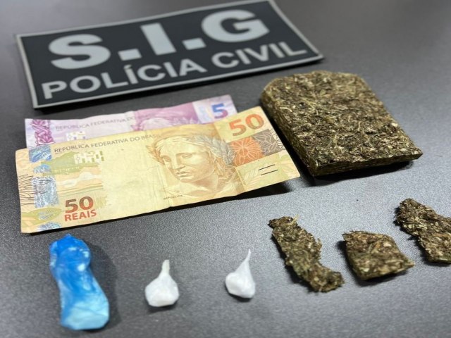 IVINHEMA: Polcia Civil prende suspeito de trfico de drogas