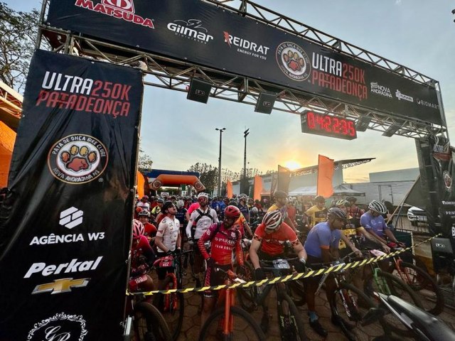 Ultramaratona: Mais de 500 atletas largam no 1 dia de prova de mountain bike que vai percorrer 250 km em Nova Andradina