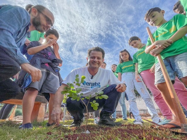 Renato Cmara reivindica retomada do Projeto Florestinha como ao educacional em prol do meio ambiente