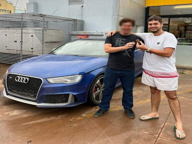 Influenciador de MS vira ru por calote ao rifar e recomprar carro de luxo 