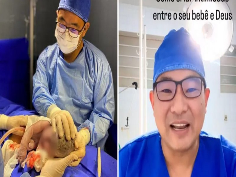 Obstetra cristo ora por bebs ao nascerem: ?Apresento a Deus?