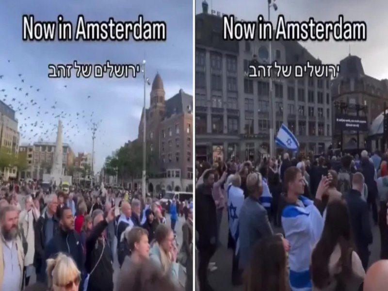 Cristos cantam ?Jerusalm de Ouro? em Amsterd em apoio a judeus agredidos