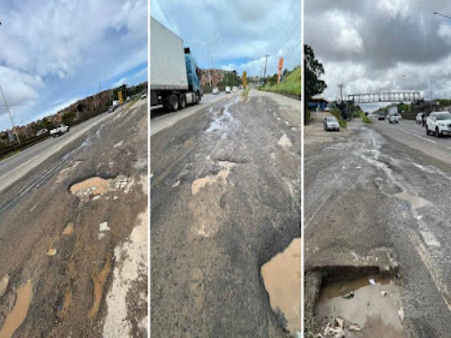 Procon autua Via Bahia por causa de buracos na BR-324