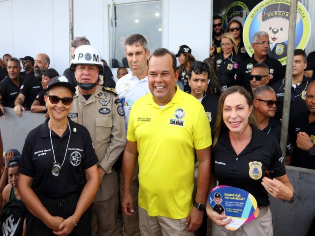 Autoridades da Segurança e vice-governador fazem visita às unidades situadas no circuito Barra-Ondina