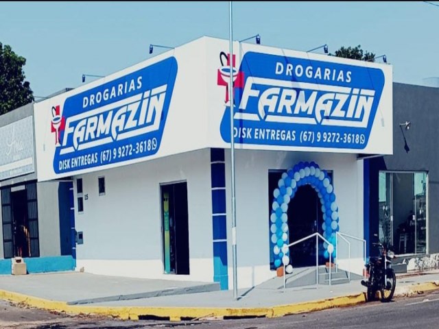 Farmcia Farmazin agora atende de domingo a domingo at s 21 horas