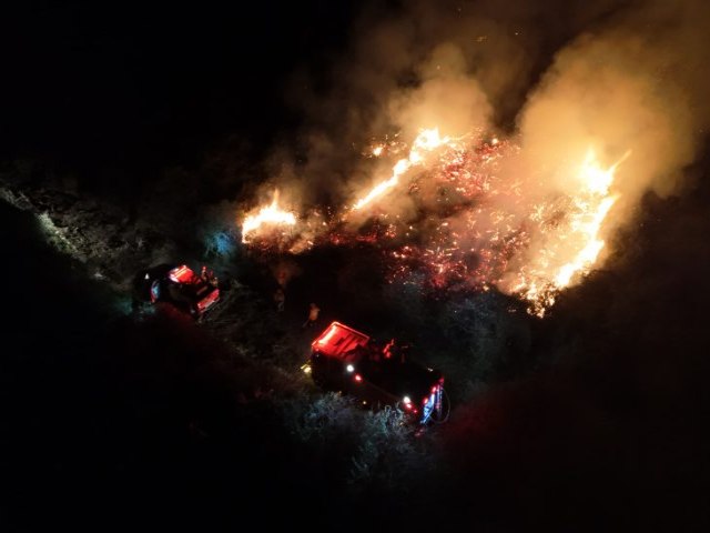 Combate aos incndios no Pantanal de Mato Grosso do Sul avana pela noite