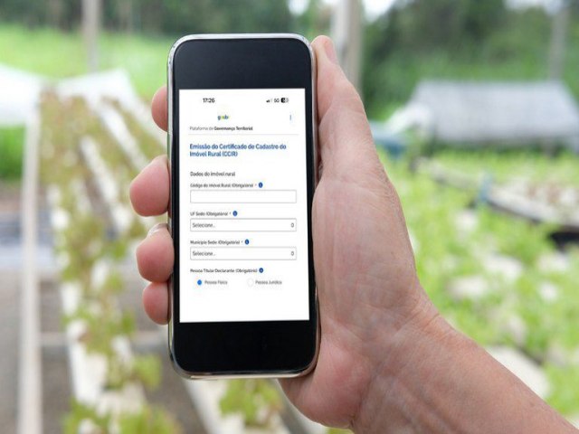 Prazo para emisso do Certificado de Cadastro de Imvel Rural comea nesta tera-feira