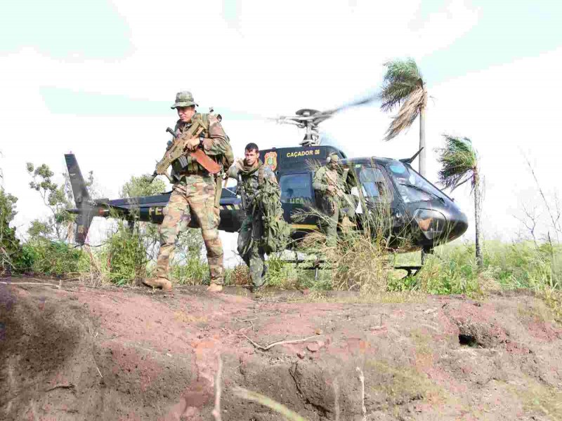 Policiais paraguaios e brasileiros iniciam combate ao cultivo de maconha em roas da fronteira