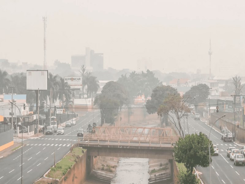 Fumaa, calor e baixa umidade: sul-mato-grossenses vivem os gatilhos da ?ecoansiedade?